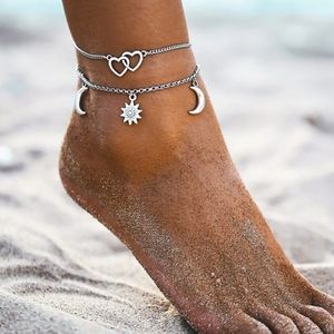 MULTI LAYERED ANKLE BRACELET